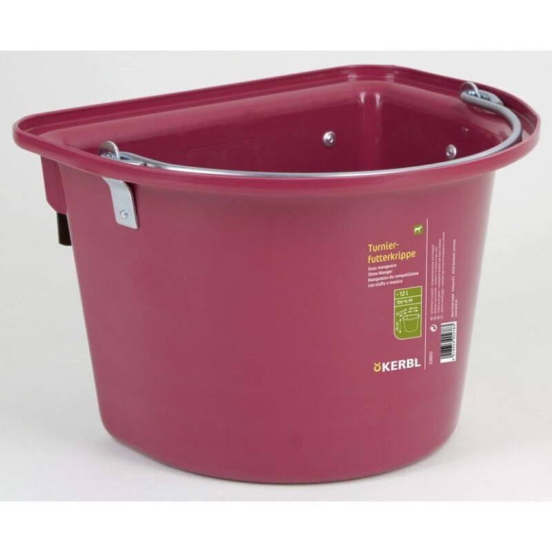 Vědro s držadlem a úchyty 12L - rosé